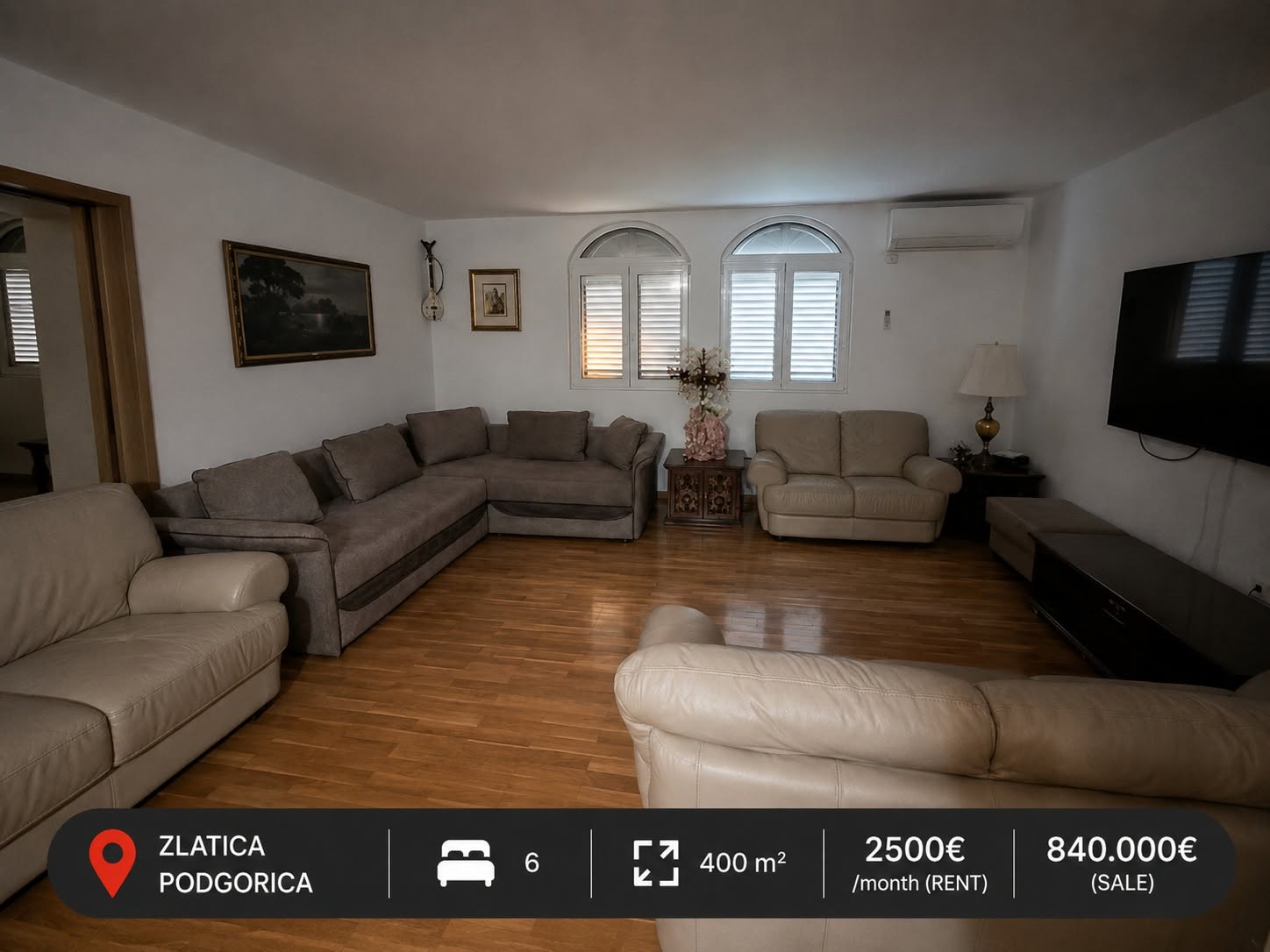 LUKSUZNA KUĆA – ZLATICA, PODGORICA []